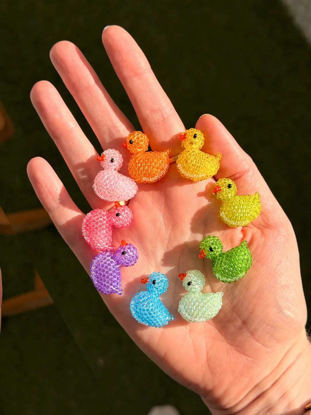 🐤 3D Beaded Rubber Duck PDF Pattern
