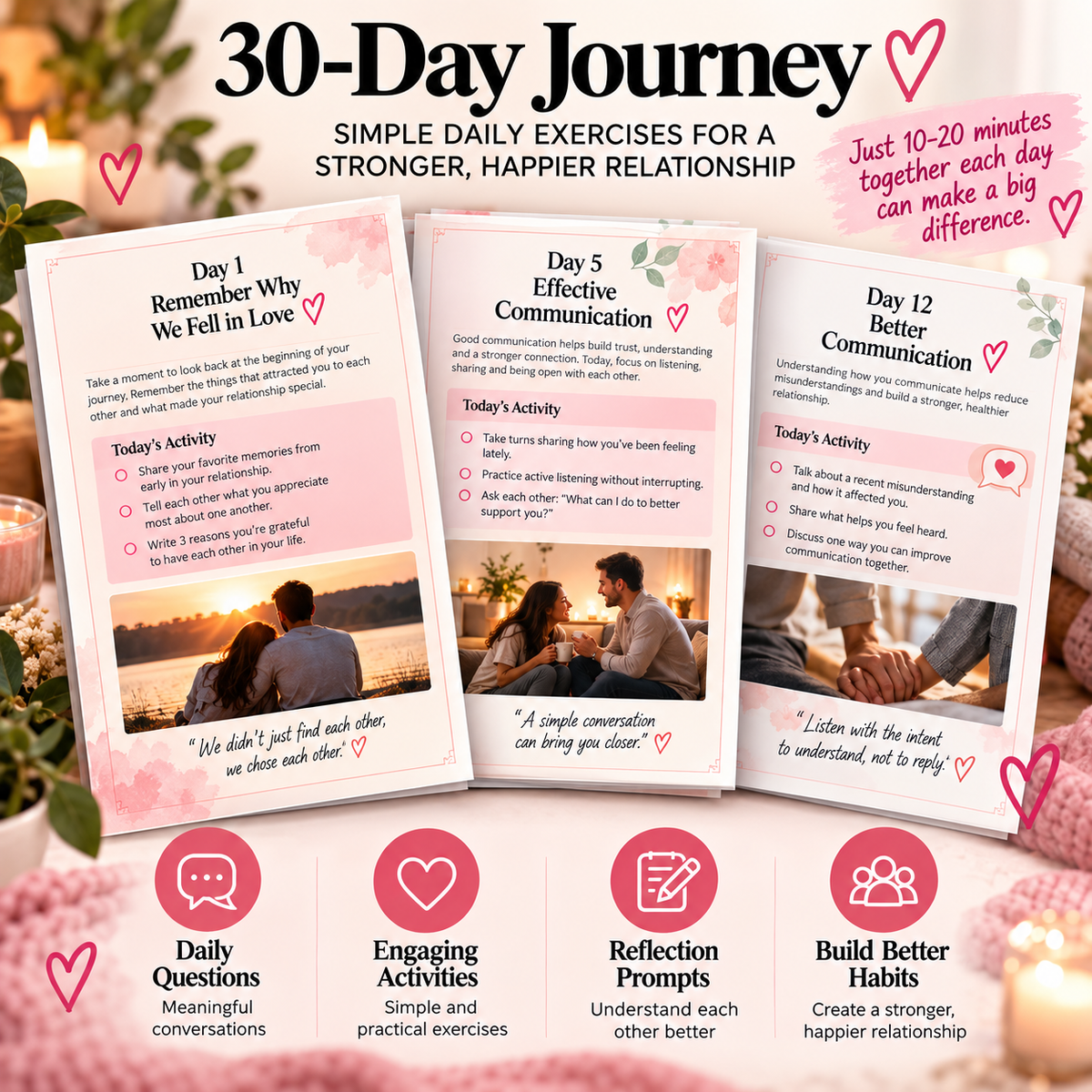 The Couples Reset 30 Days Relationship Reconnection (Digital Download)