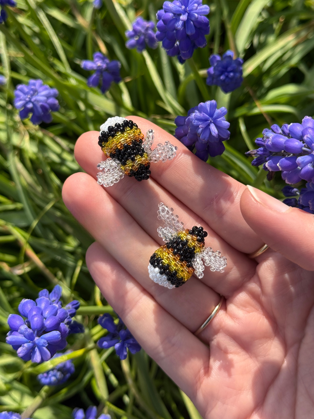 🐝 3D Beaded Bumblebee PDF Pattern