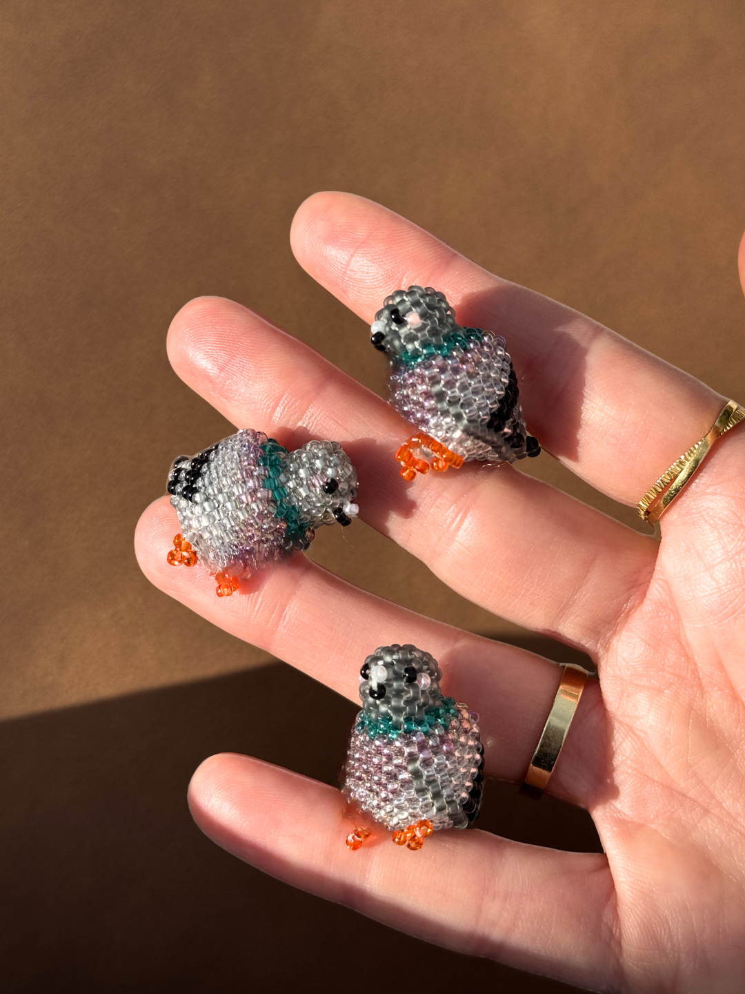 🐦 3D Beaded Pigeon PDF Pattern