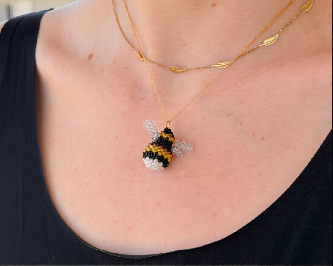 🐝 3D Beaded Bumblebee PDF Pattern