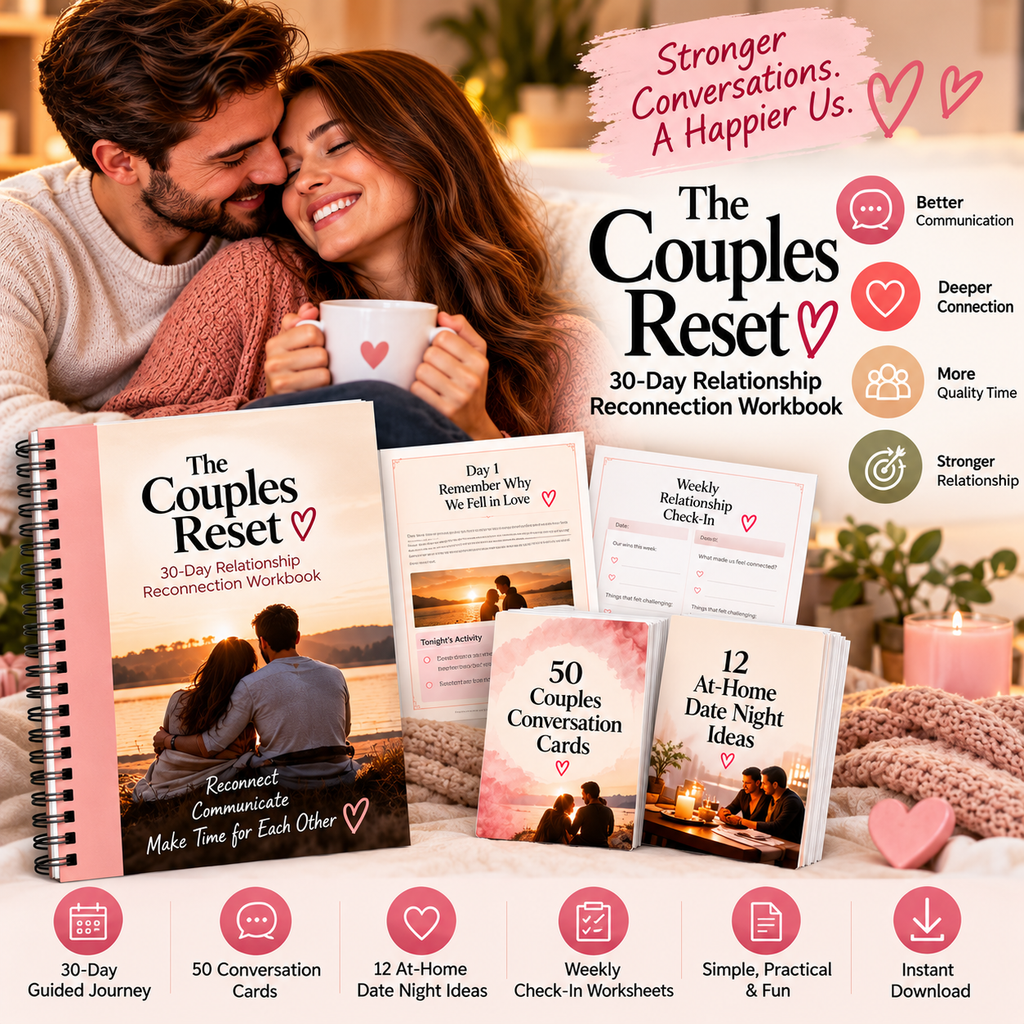 The Couples Reset 30 Days Relationship Reconnection (Digital Download)