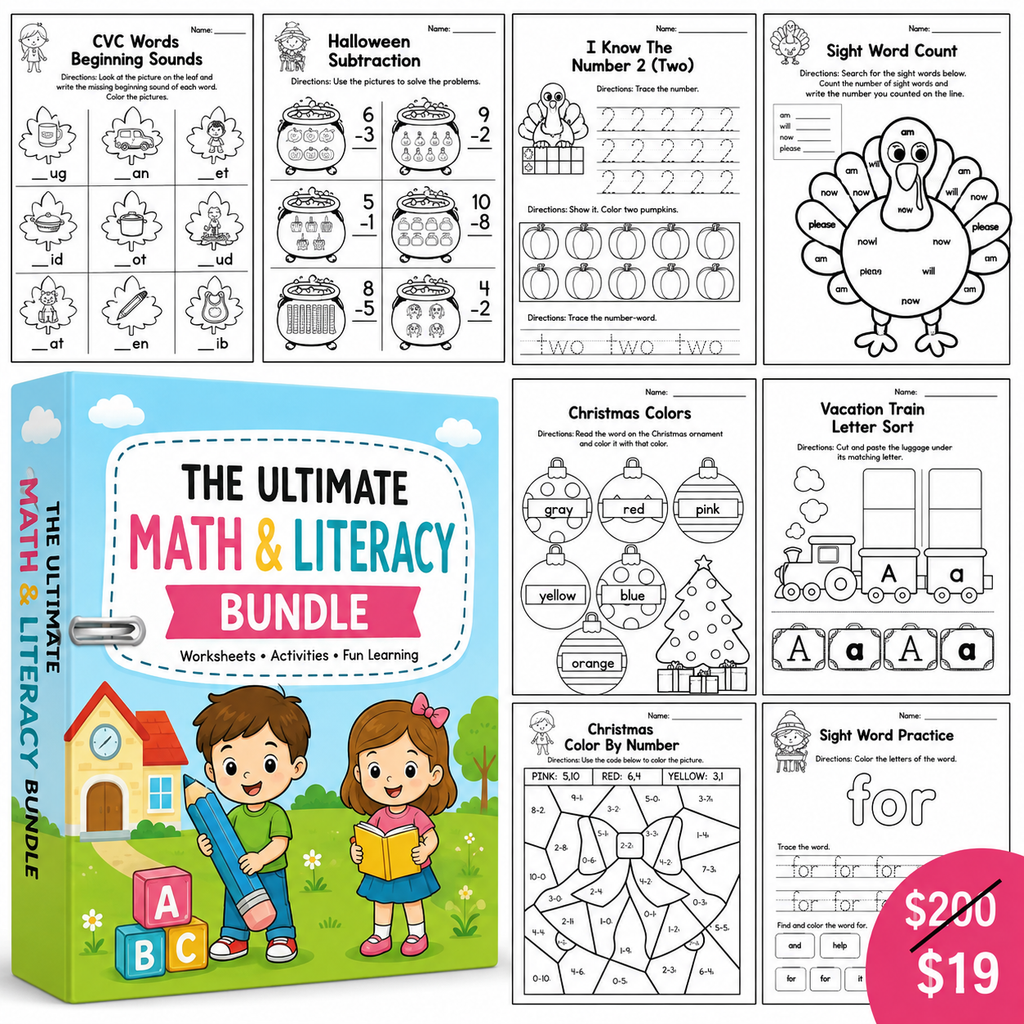 The Ultimate Math and Literacy Bundle