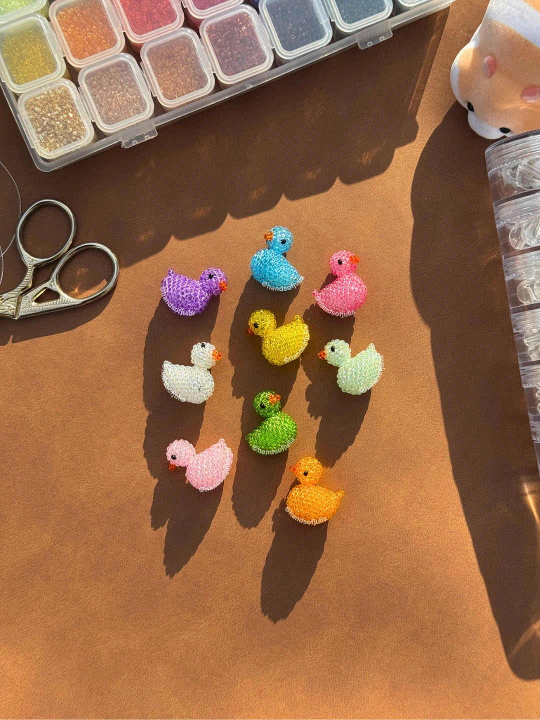 🐤 3D Beaded Rubber Duck PDF Pattern