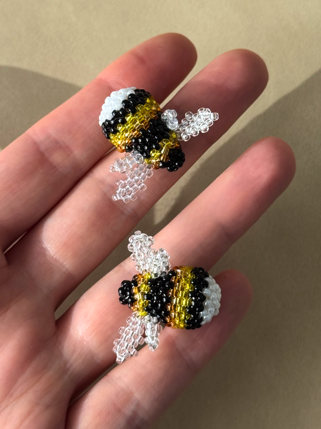🐝 3D Beaded Bumblebee PDF Pattern