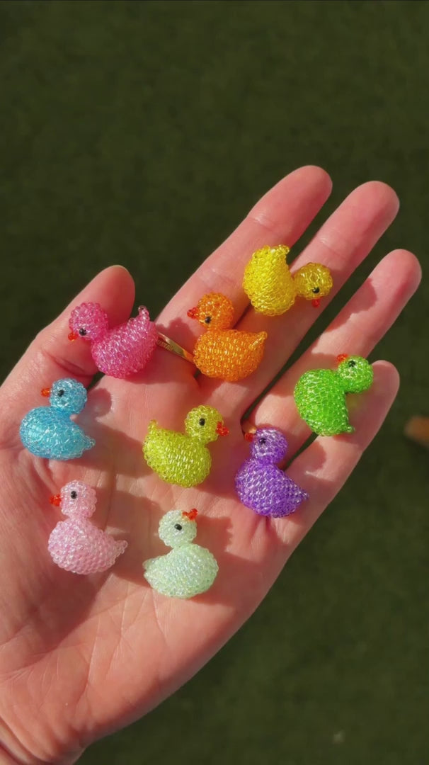 🐤 3D Beaded Rubber Duck PDF Pattern